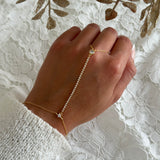 LAVIA * STERLING SILVER RING BRACELET