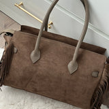 TAUPE JENNA ~ REAL LEATHER BAG