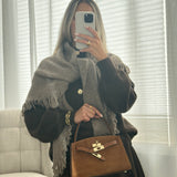 BABY CAMEL PERLIAH ~ REAL LEATHER BAG