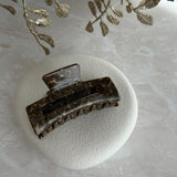 MEDIUM COFFE ~ ACETATE HAIRCLIP