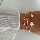 TERRA * STERLING SILVER BRACELET || GOLD ROSÉ